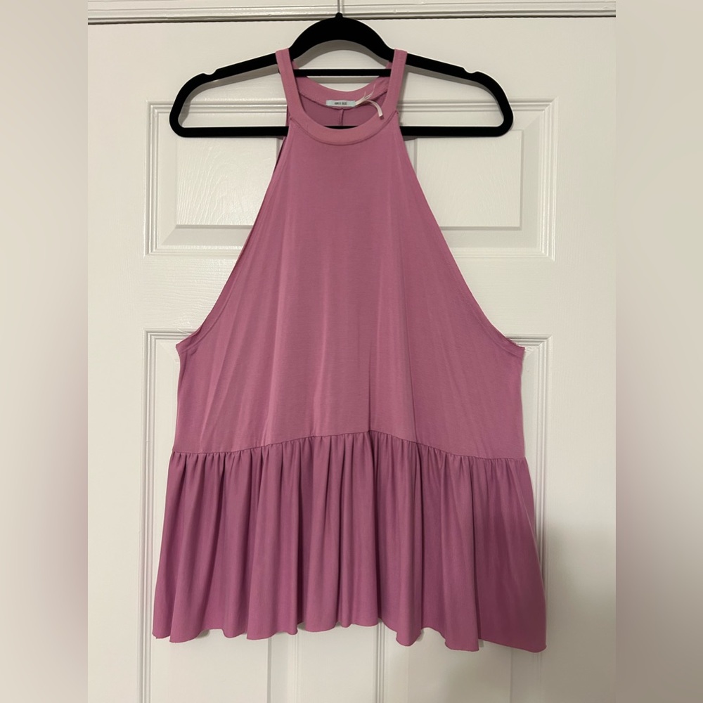 Urban Outfitters Kimchi Blue yellow babydoll high neck tank top